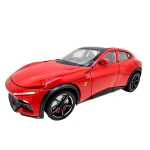 Macheta replica Ferrari Purosangue rosu 1:24 metal lumini sunete usi si capote functionale - imagine 6