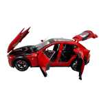 Macheta replica Ferrari Purosangue rosu 1:24 metal lumini sunete usi si capote functionale - imagine 12