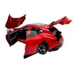 Macheta replica Ferrari Purosangue rosu 1:24 metal lumini sunete usi si capote functionale - imagine 13