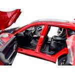 Macheta replica Ferrari Purosangue rosu 1:24 metal lumini sunete usi si capote functionale - imagine 14