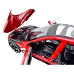 Macheta replica Ferrari Purosangue rosu 1:24 metal lumini sunete usi si capote functionale - imagine 18