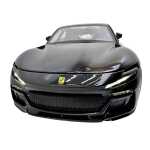 Macheta replica Ferrari Purosangue negru 1:24 metal lumini sunete usi si capote functionale - imagine 4