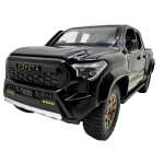 Macheta Toyota Tacoma 1:24 replica metal negru lumini si sunete usi si capota functionale - imagine 3