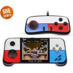 Consola portabila jocuri G9 cu 666 jocuri incluse ecran color si conectare TV