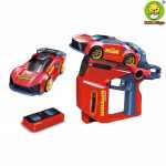 Masina Spiderman telecomandata tip pistol laser 3 in 1 Spider Racing cu lumini si sunete control 2.4GHz - imagine 5