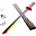 Jucarie Sabie Luminoasa RGB efect scantei reincarcabila combinabila 80cm - imagine 4