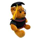 Ursulet de plus Absolvire cu toc si ochelari cadou special student