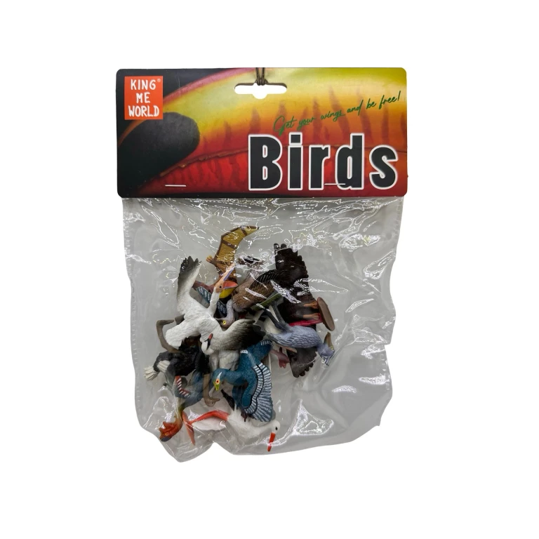 Set figurine pasari 8-12 piese Birds figurine realiste copii
