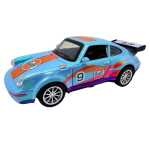 Macheta Porsche sport 1:43 stil Gulf metal design iridescent usi functionale - imagine 5