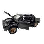 Macheta Toyota Tacoma 1:24 replica metal negru lumini si sunete usi si capota functionale - imagine 10