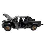 Macheta Toyota Tacoma 1:24 replica metal negru lumini si sunete usi si capota functionale - imagine 15