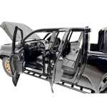 Macheta Toyota Tacoma 1:24 replica metal negru lumini si sunete usi si capota functionale - imagine 14