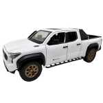 Macheta Toyota Tacoma 1:24 replica metal alba lumini si sunete usi si capota functionale
