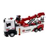 Macheta camion tractari 1:24 replica metal lumini si sunete brat mobil si accesorii functionale