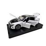 Macheta Audi e-tron GT alb 1:32 metal die-cast lumini si sunete usi capota si portbagaj functionale - imagine 7