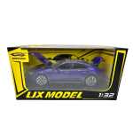 Macheta Audi e-tron GT albastru 1:32 metal die-cast lumini si sunete usi capota si portbagaj deschise - imagine 6