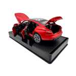 Macheta Audi e-tron GT rosu 1:32 metal die-cast lumini si sunete usi capota si portbagaj functionale - imagine 9