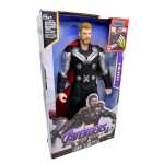 Figurina Thor 28 cm Avengers Endgame Titan Hero Tech cu sunete si lumina - imagine 3