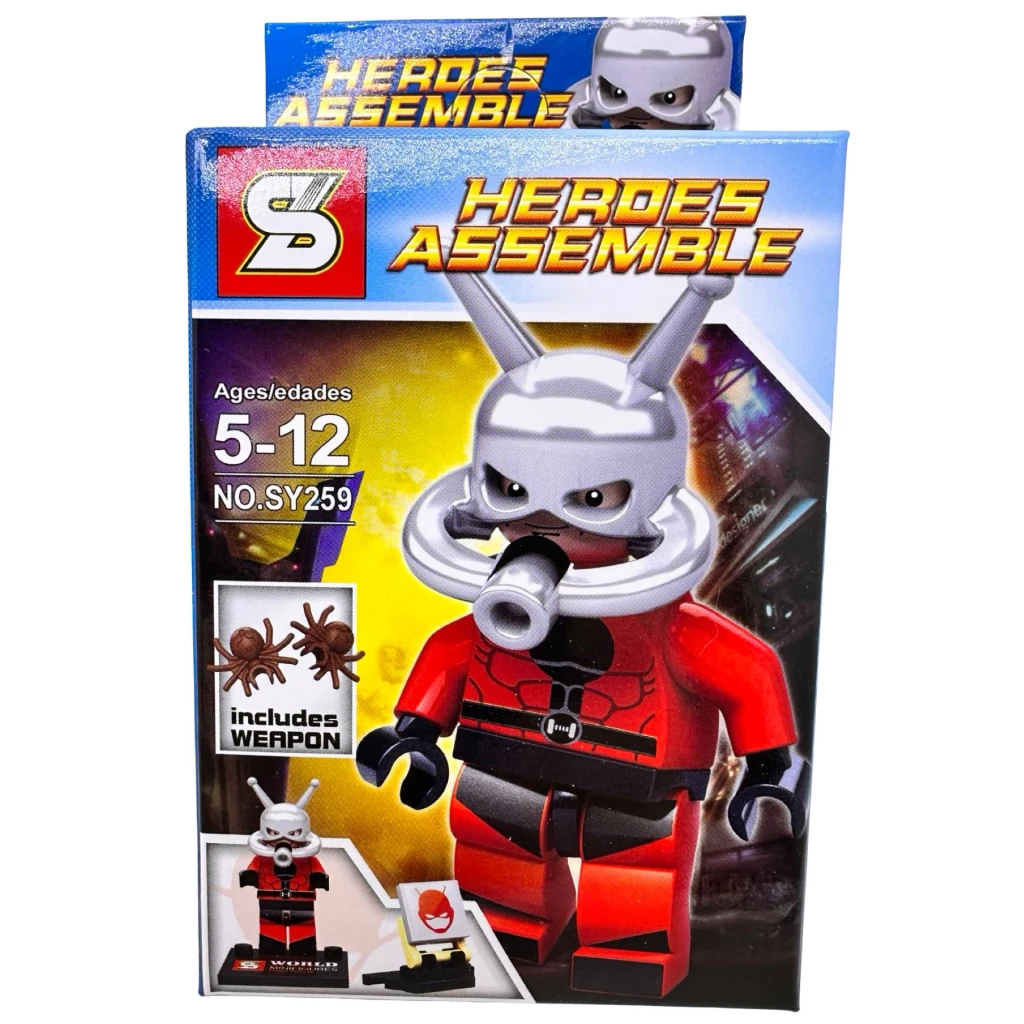 Figurina tip lego Heroes Assemble AntMan set constructie sy259