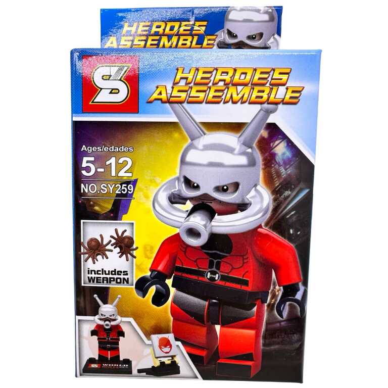 Figurina tip lego Heroes Assemble AntMan set constructie sy259