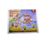 Set cuburi magnetice de construit 100 piese Corabia Piratilor - imagine 3