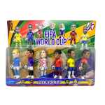 Set 6 figurine fotbalisti FIFA World Cup pentru copii set 1