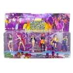 Set 6 figurine papusi KPOP Demon Hunters cu accesorii sabii