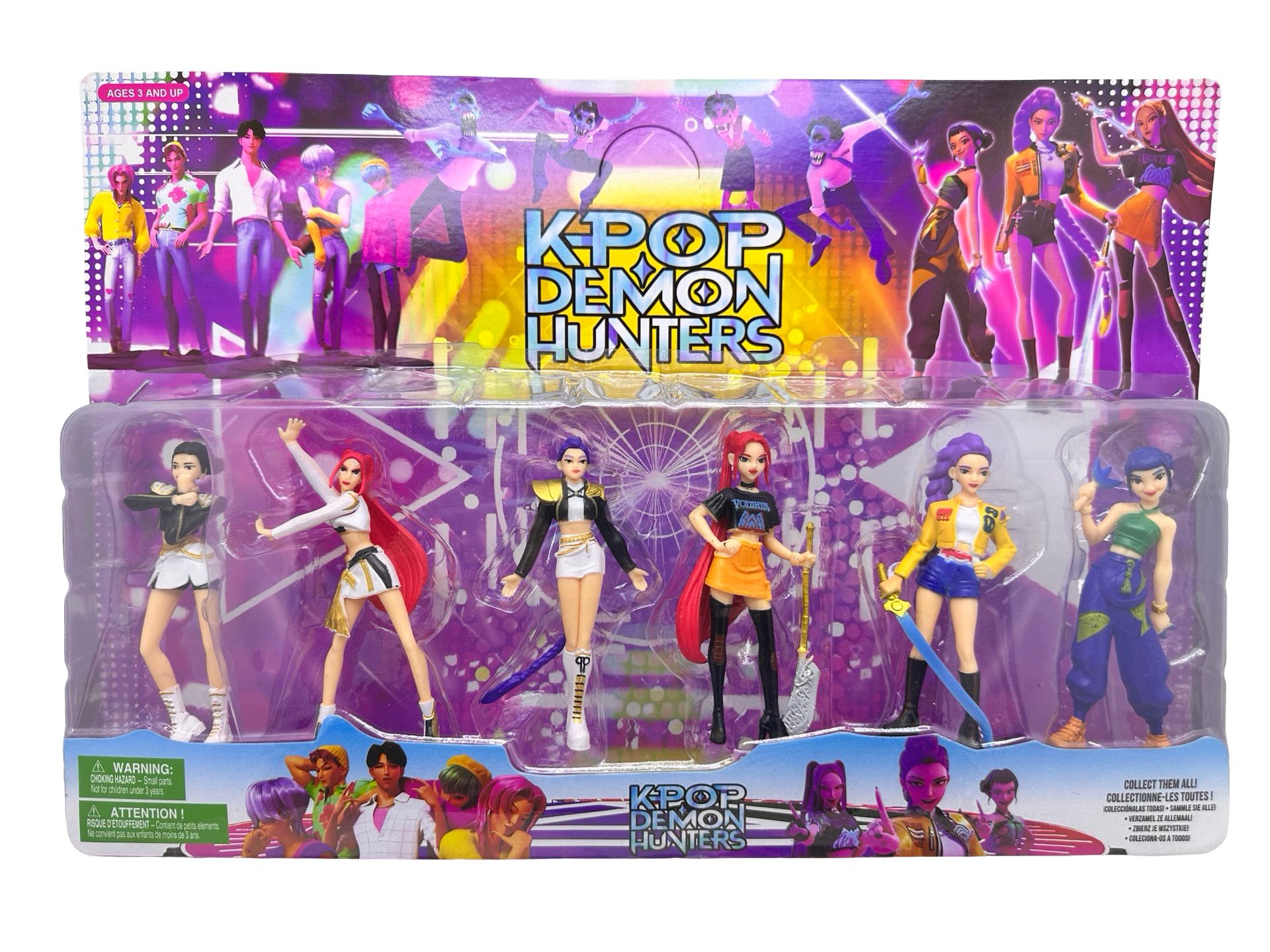 WhatsApp Image 2026-04-09 at 11.43.11 Set 6 figurine papusi KPOP Demon Hunters cu accesorii sabii