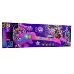 Chitara electronica Kpop Demon Hunters cu microfon lumini si sunete 50cm