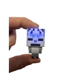 Breloc minecraft Glowing Monster 6 cm cu lumina LED design pixel tip joc - imagine 13