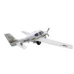 Macheta avion Piper Seneca N4160 metal 20cm cu suport de expunere sunet si lumini led in cabina - imagine 14