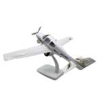 Macheta avion Piper Seneca N4160 metal 20cm cu suport de expunere sunet si lumini led in cabina - imagine 17