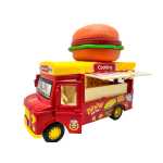 Macheta Food Truck Fast-Food cu Lumini si Sunete 1:36