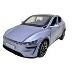 Macheta New Tesla Model Y 1:32 bleu replica metalica deschidere usi capota si portbagaj sunet si lumini - imagine 3