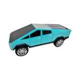 Boxa portabila masina electrica Tesla Cybertruck cu panou solar Bluetooth radio USB