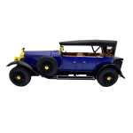 Macheta masina clasica Rolls Royce 1:24 replica metalica deschidere usi capota sunete si lumini - imagine 6