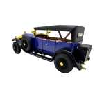 Macheta masina clasica Rolls Royce 1:24 replica metalica deschidere usi capota sunete si lumini - imagine 7