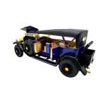 Macheta masina clasica Rolls Royce 1:24 replica metalica deschidere usi capota sunete si lumini - imagine 10