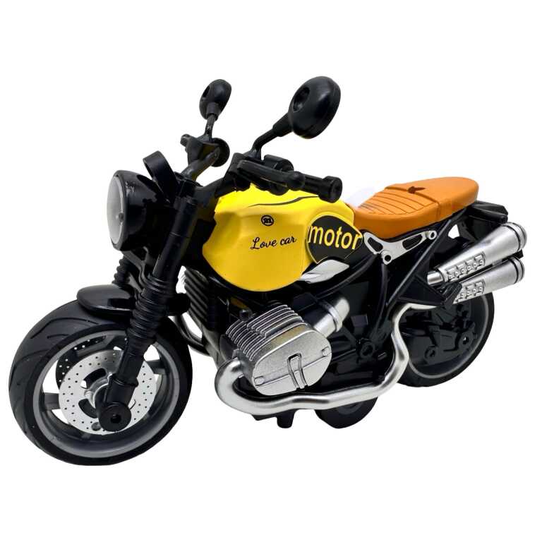 Motocicleta Jucarie Metalica Motor Alloy Series – Model Sport Detaliat cu sunet si lumini 1:12