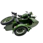 Motocicleta Militara cu Atas din Metal – Model 1:10 cu Lumini si Sunet - imagine 10