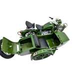 Motocicleta Militara cu Atas din Metal – Model 1:10 cu Lumini si Sunet - imagine 15