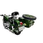 Motocicleta Militara cu Atas din Metal – Model 1:10 cu Lumini si Sunet - imagine 14