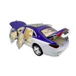 Macheta metal Mercedes Maybach S Class albastru alb 1:24 telecomanda deschidere electrica usi capota portbagaj lumini si sunete - imagine 11
