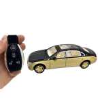 Macheta metal Mercedes Maybach S Class negru auriu 1:24 telecomanda deschidere electrica usi capota portbagaj lumini si sunete - imagine 8