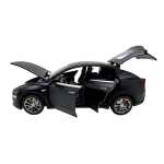 Macheta Tesla Model Y 1:32 neagra replica metalica deschidere usi capota si portbagaj sunet si lumini - imagine 15