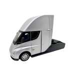 Macheta Tesla Semi gri 1:32 replica metal usi deschise sunet si lumini resort