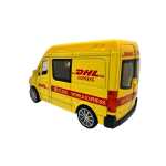Macheta Mercedes Sprinter DHL Express 1:30 replica metal usi deschise sunete lumini resort - imagine 5