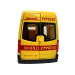 Macheta Mercedes Sprinter DHL Express 1:30 replica metal usi deschise sunete lumini resort - imagine 11