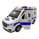 Masina Duba Sprinter Politie 1:32 cu lumini sunete si abur - imagine 9