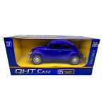 Macheta Volkswagen Beetle 1:32 replica metal albastra lumini si sunete usi deschise